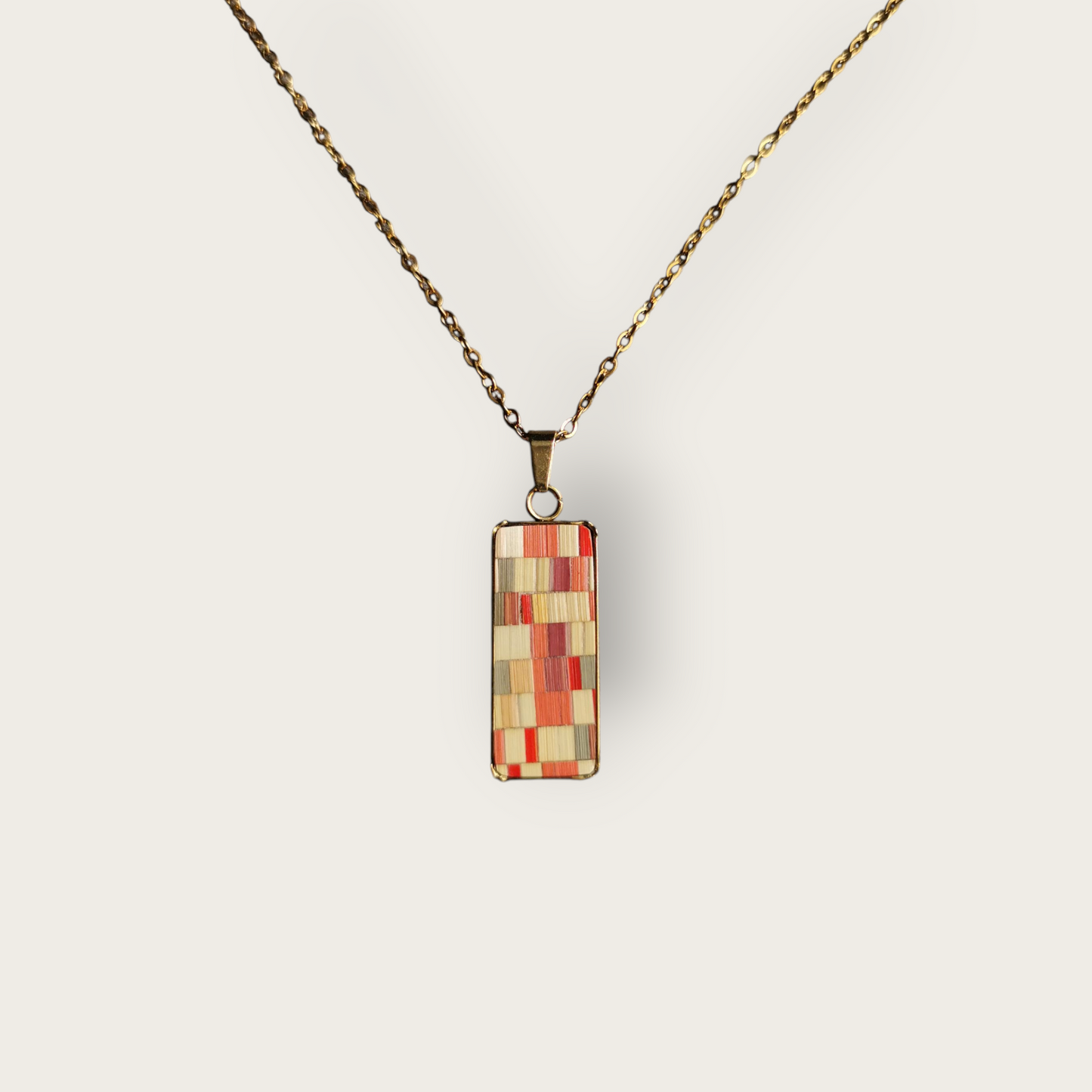 Collection NIKI- Pendentif rectangulaire- Elegan'SE