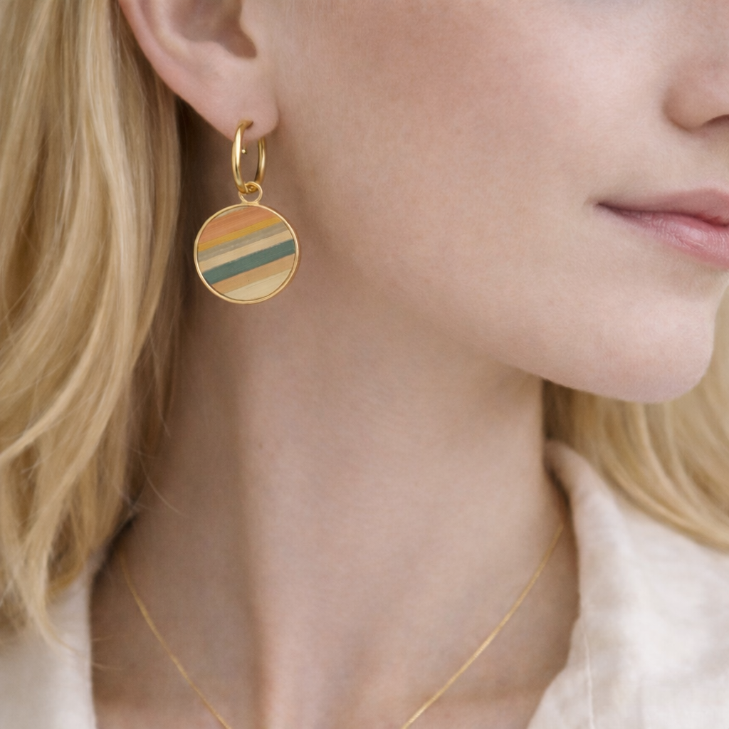 Collection LES BAIGNEUSES- Boucles d'oreilles, Bracelet, Pendentif - Elegan'SE