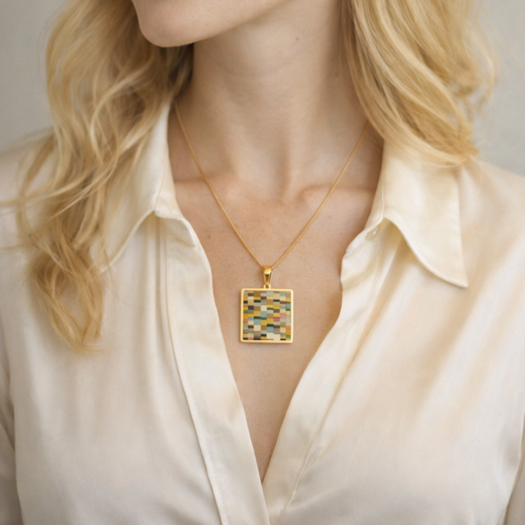 Collection NIKI BLEU- Pendentif - Elegan'SE