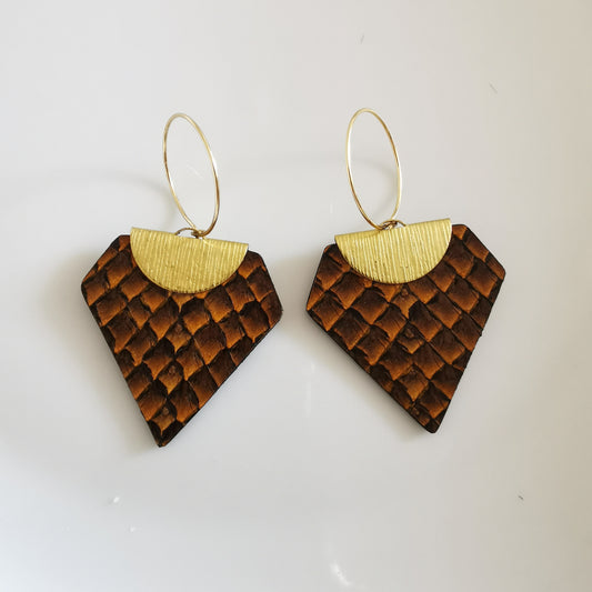 Collection OCEANIDES BICOLORES- Boucles d'oreilles- Elegan'SE