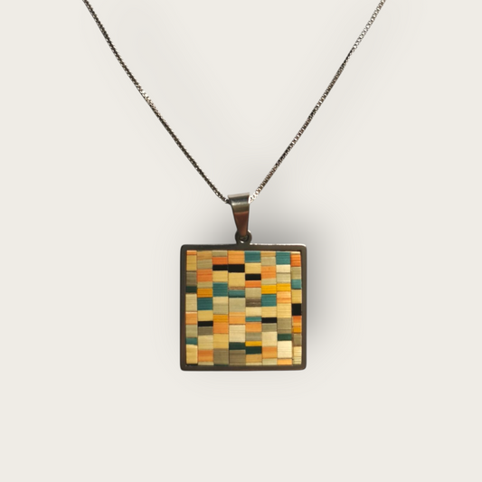 Collection NIKI- Pendentif carré- Elegan'SE