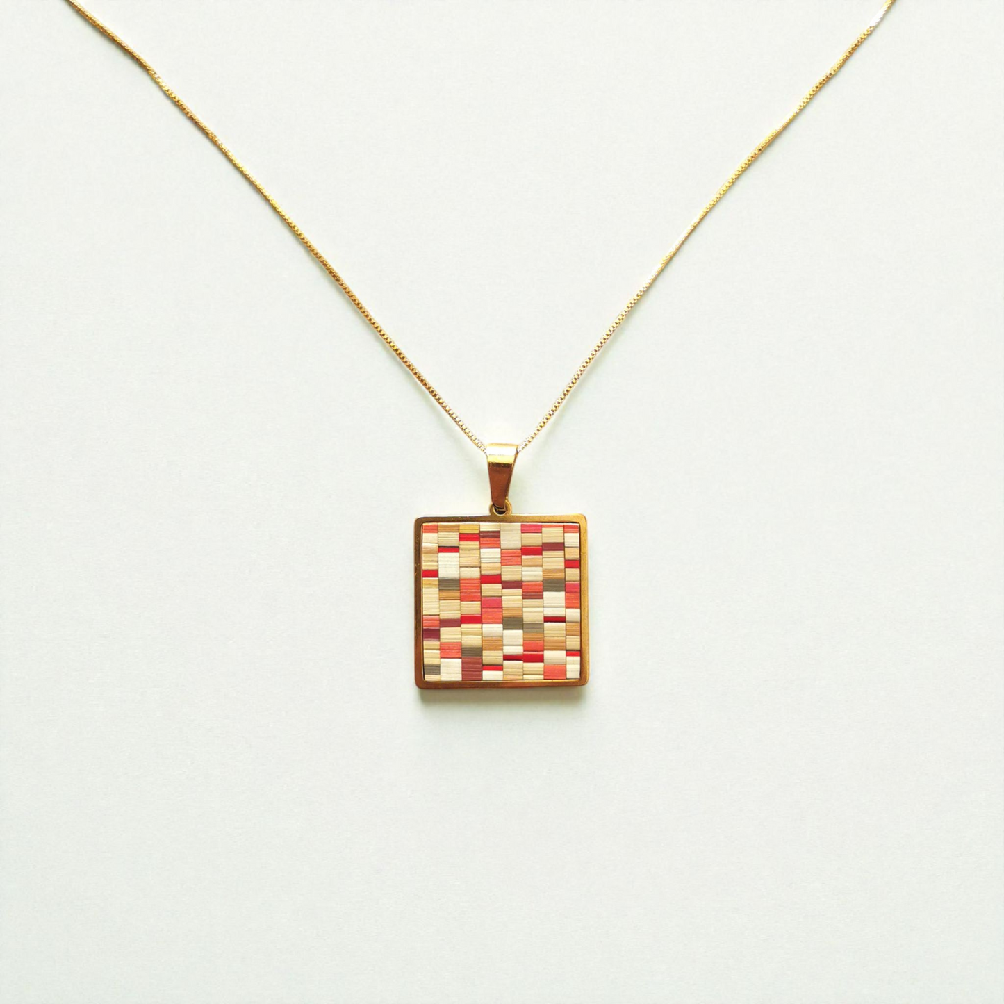 Collection NIKI- Pendentif carré- Elegan'SE