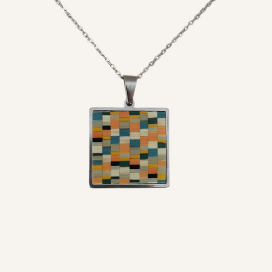 Collection NIKI- Pendentif carré- Elegan'SE