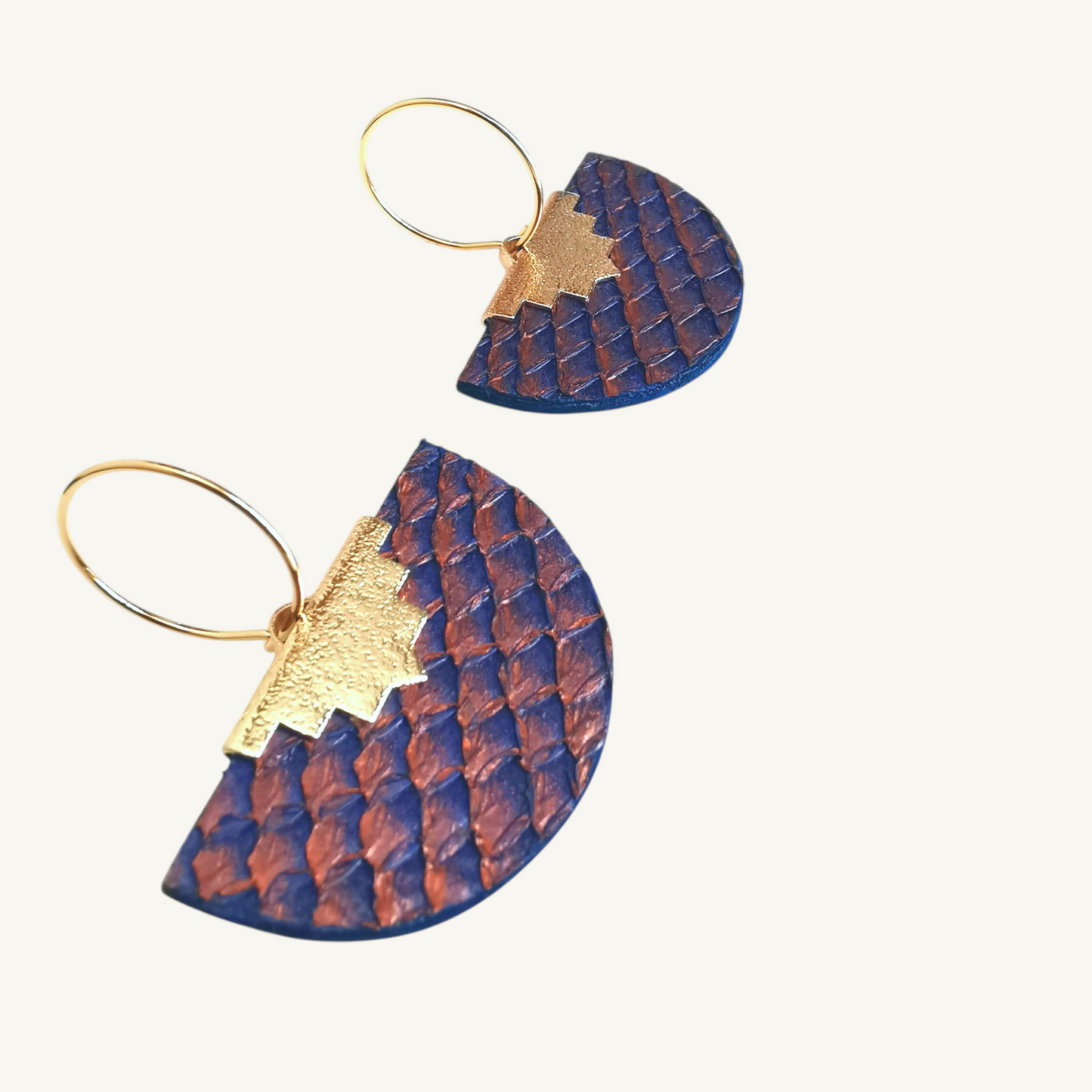 Collection OCEANIDES BICOLORES- Boucles d'oreilles- Elegan'SE