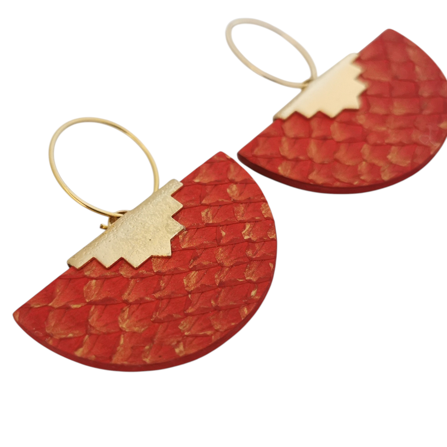 Collection OCEANIDES EVENTAIL BICOLORE - Boucles d'oreilles - Elegan'SE