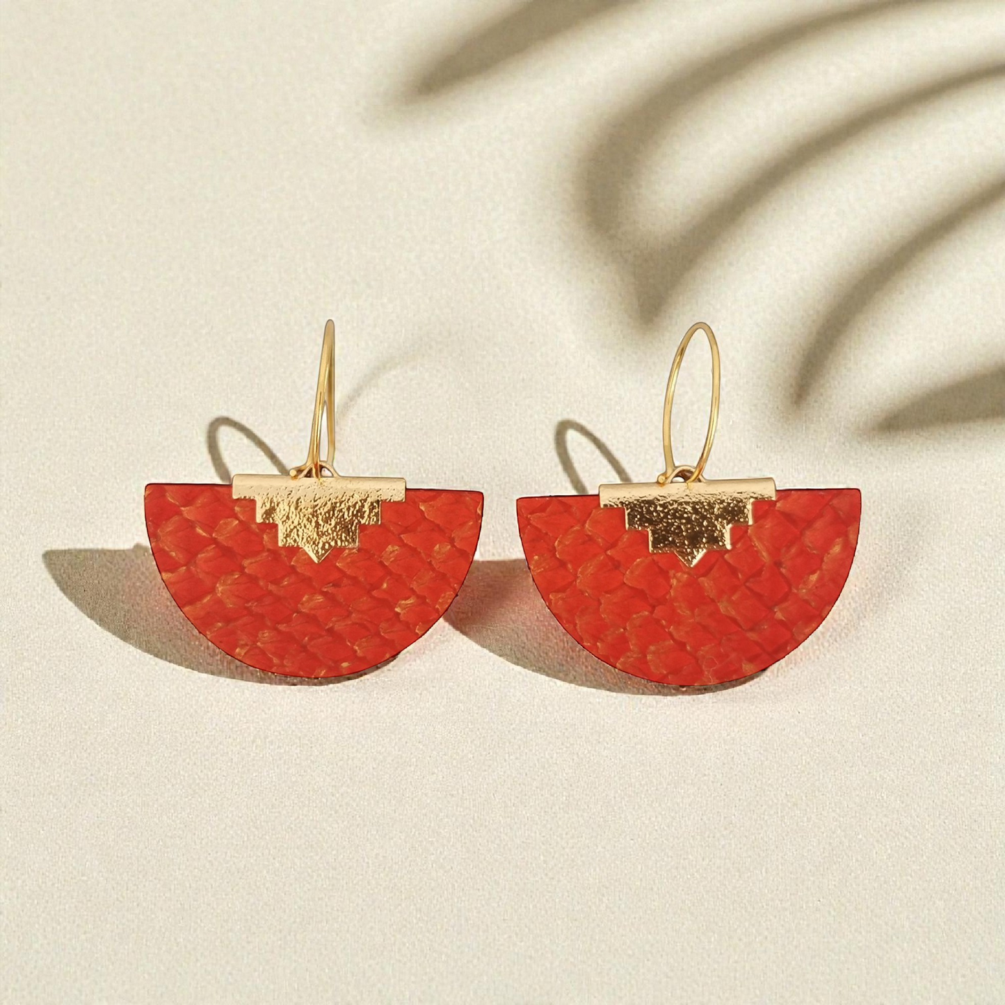 Collection OCEANIDES EVENTAIL BICOLORE - Boucles d'oreilles - Elegan'SE