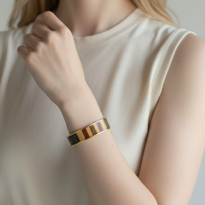 Collection MOKA - Bracelet largeur 1 -EleganSE