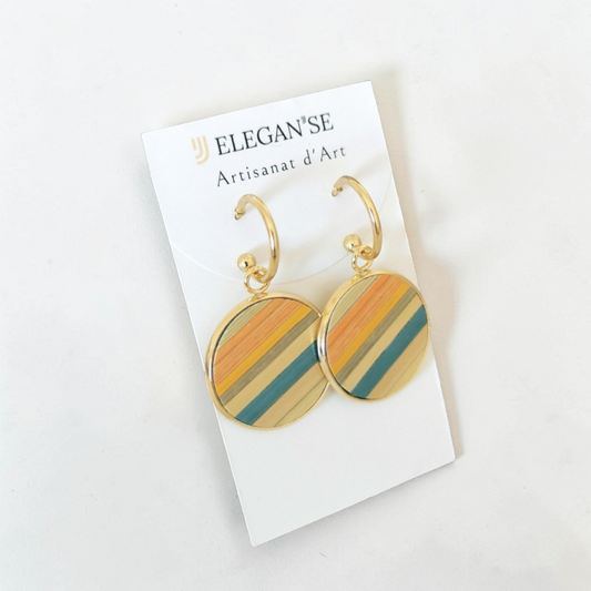 Collection LES BAIGNEUSES- Boucles d'oreilles, Bracelet, Pendentif - Elegan'SE